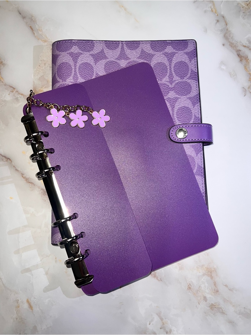 COACH Notebook A6 Binder Adapter Insert & Pockets ONLY I NOTEBOOK* Not Included